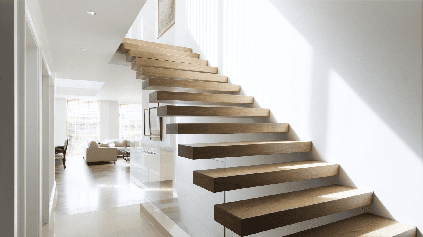 Restructuration appartement avec escalier sur mesure à Colmar